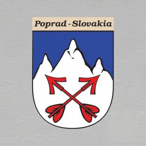 Poprad - magnet erb dvojitý