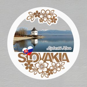 Liptovská Mara - magnet kulatý Slovakia