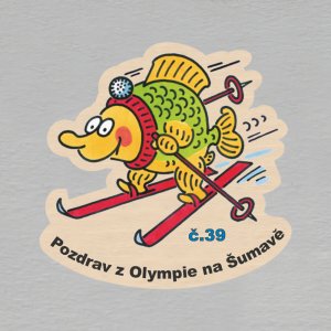 č. 39 Pozdrav z Olympie na Šumavě - magnet