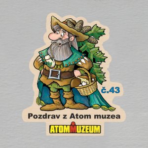 č. 43 Pozdrav z Atom muzea - magnet