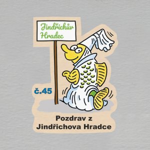 č. 45 Pozdrav z Jindřichova Hradce - magnet