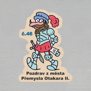 č. 46 Pozdrav z města Přemysla Otakara II. - magnet