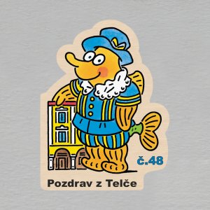 č. 48 Pozdrav z Telče - magnet