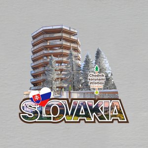 Chodník korunami stromov - magnet ořez masiv Slovakia