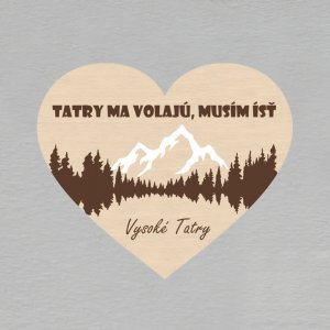 Vysoké Tatry - Tatry ma volajú - magnet srdce