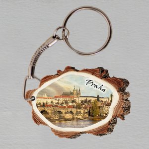 Praha - Hradčany - klíčenka kůra