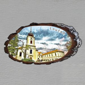 Loučeň 2 - magnet kůra ovál