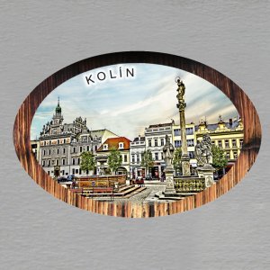 Kolín 1 - magnet ovál