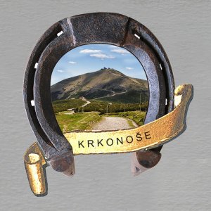 Krkonoše - magnet podkova