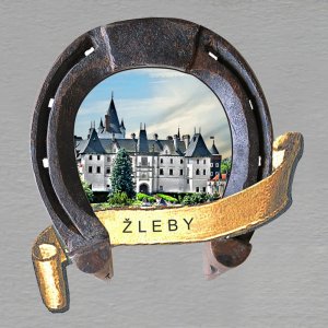 Žleby - magnet podkova