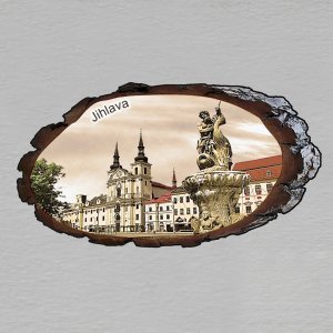 Jihlava 2 - magnet kůra ovál