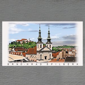 Špilberk - hrad - magnet DL