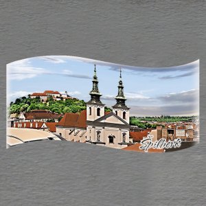 Špilberk - hrad - magnet vlnka