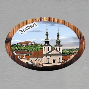 Špilberk - hrad - magnet ovál