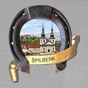 Špilberk - hrad - magnet podkova