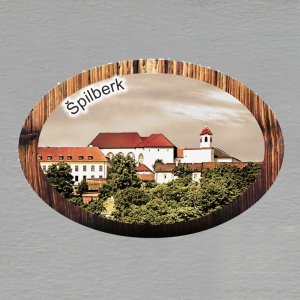 Špilberk - hrad - magnet ovál