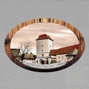 Slezskoostravský hrad - magnet ovál