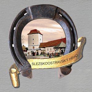 Slezskoostravský hrad - magnet podkova