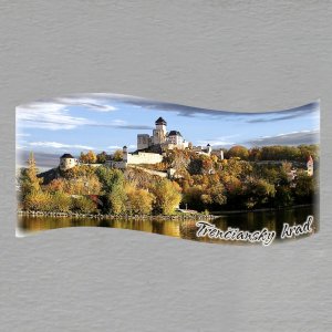 Trenčianský hrad - magnet vlnka