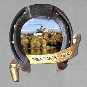 Trenčianský hrad - magnet podkova