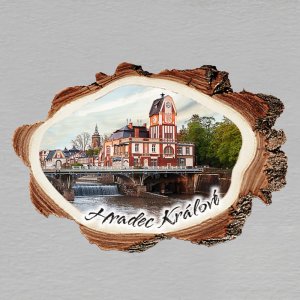 Hradec Králové - magnet kůra malá