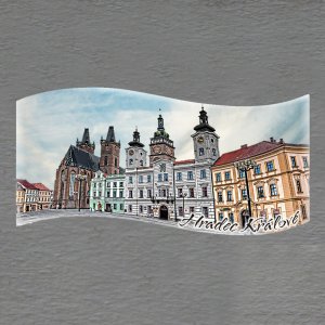 Hradec Králové - Náměstí - magnet vlnka