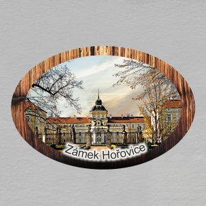 Hořovice - zámek - magnet ovál