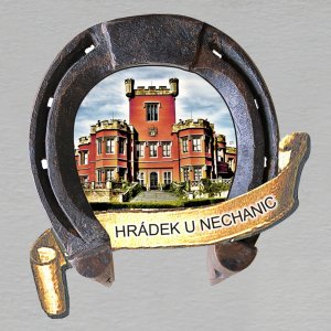 Hrádek u Nechanic - magnet podkova