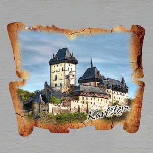 Karlštejn - magnet pergamen