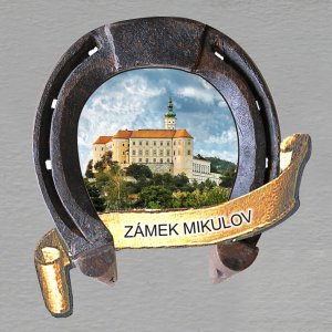 Mikulov - Zámek 1 - magnet podkova