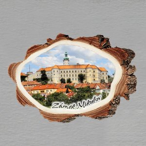 MIkulov - Zámek 2 - magnet kůra malá