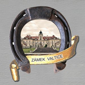 Valtice - zámek - magnet podkova