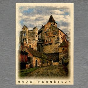 Pernštejn - Hrad - pohled C6