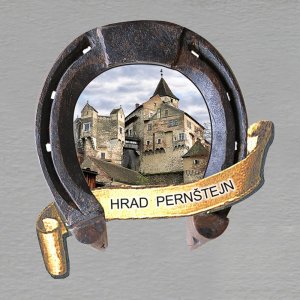 Pernštejn - Hrad - magnet podkova