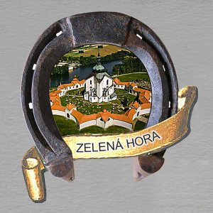 Zelená Hora - magnet podkova