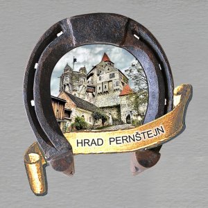 Pernštejn - Hrad - magnet podkova