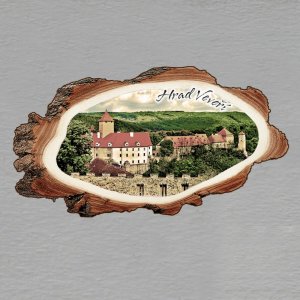 Veveří - Hrad - magnet kůra