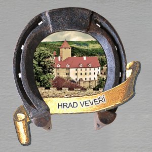 Veveří - Hrad - magnet podkova