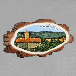 Veveří - Hrad - magnet kůra