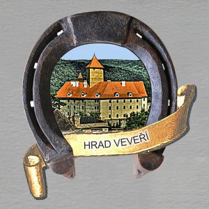 Veveří - Hrad - magnet podkova