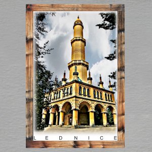 Lednice - Minaret - magnet C6 rám