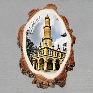 Lednice - Minaret - magnet kůra malá