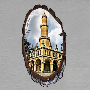 Lednice - Minaret - magnet kůra ovál