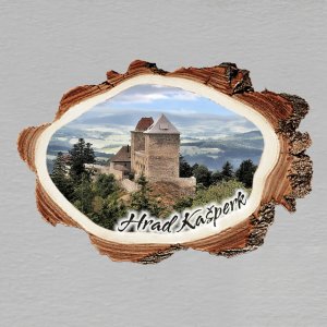 Kašperk - Hrad - magnet kůra malá