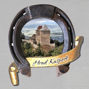 Kašperk - Hrad - magnet podkova