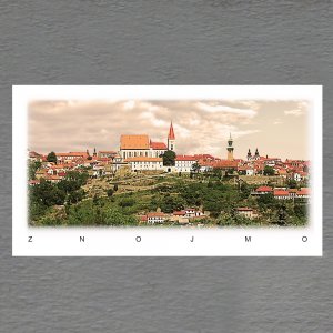 Znojmo - magnet DL rám