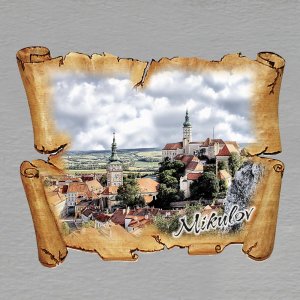 Mikulov - magnet pergamen