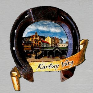 Karlovy Vary - Lázně - magnet podkova