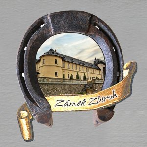 Zbiroh - zámek - magnet podkova