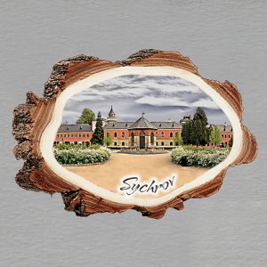 Sychrov - magnet kůra malá